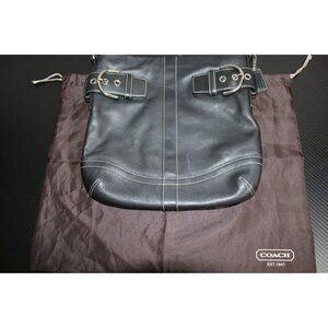 Black Coach Across The Body Square Purse